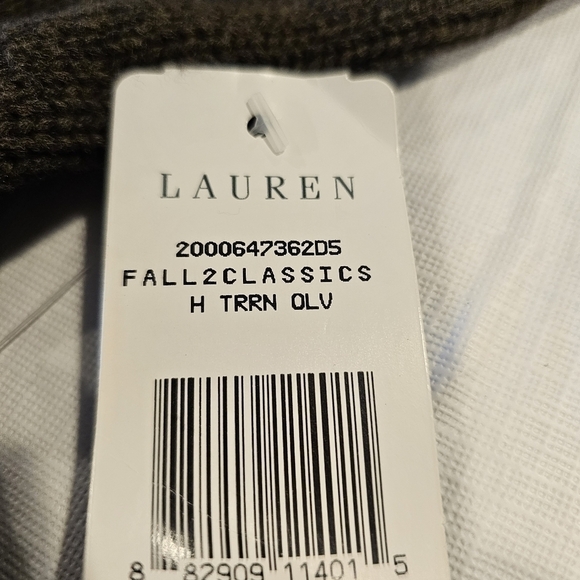 Ralph Lauren Sport black cotton zip cardigan sz M XL - Picture 9 of 15